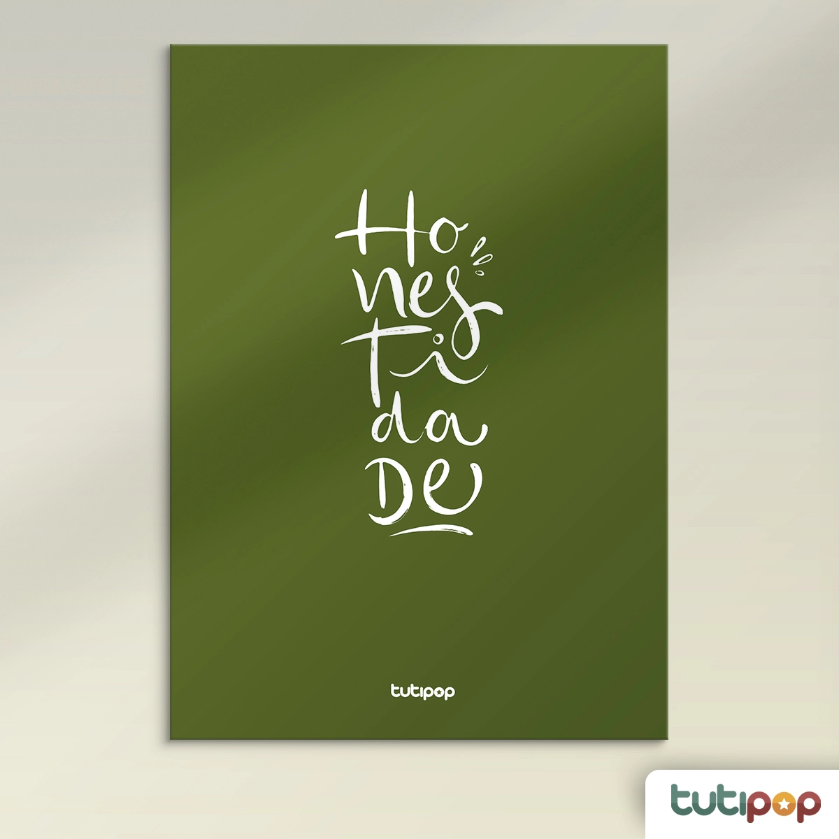 Placa MDF Honestidade