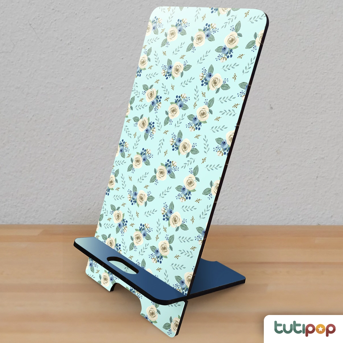 Porta-Celular Flores de Inverno 02 – Arte Floral Minimalista para Presente