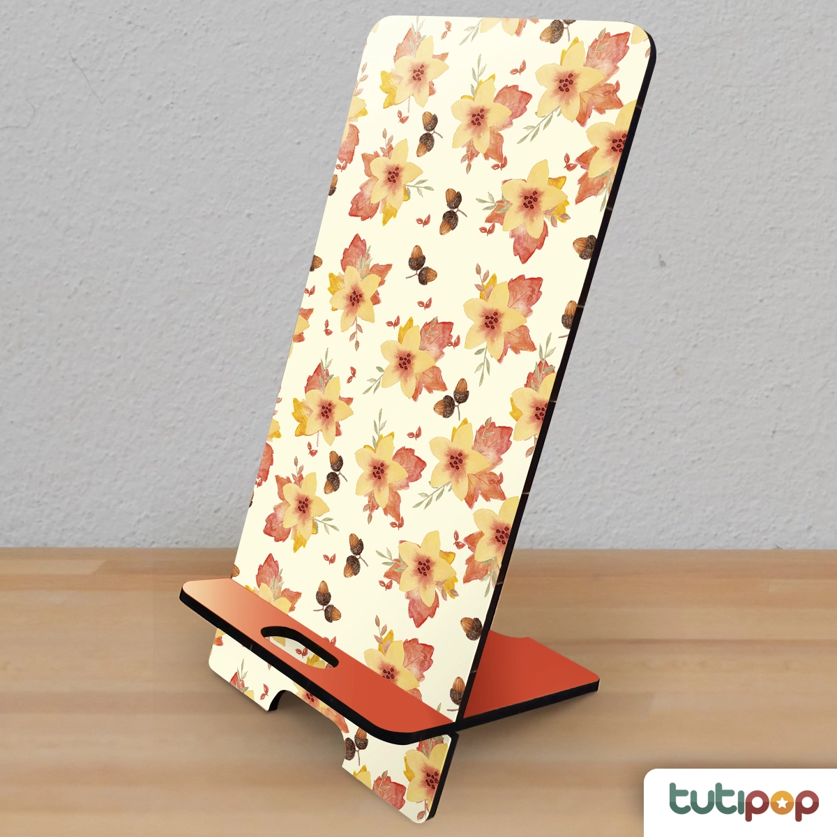 Porta-Celular Flores do Outono 01 – Design Único com Estampa Floral