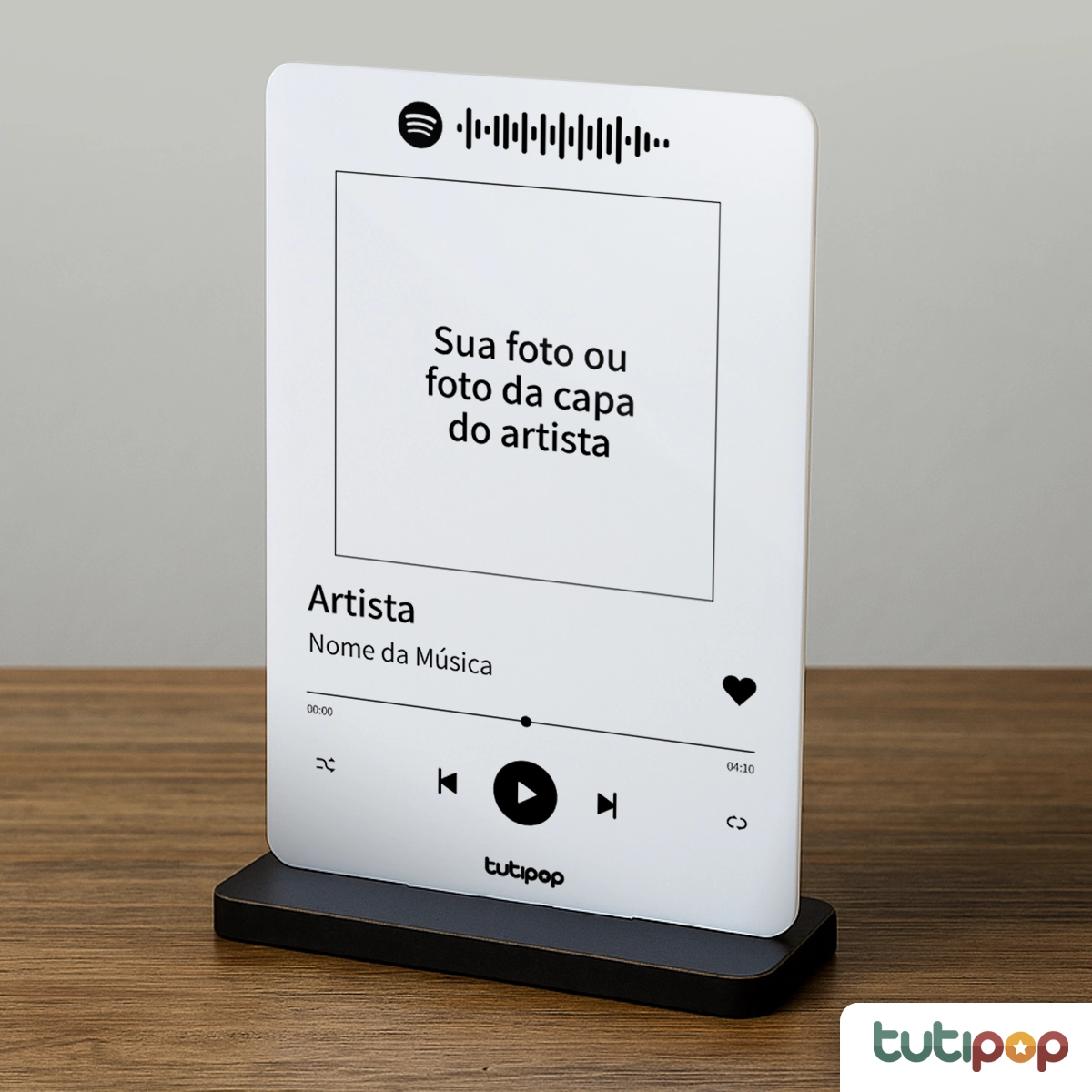 Placa Acrílico Sua Música Seu Estilo
